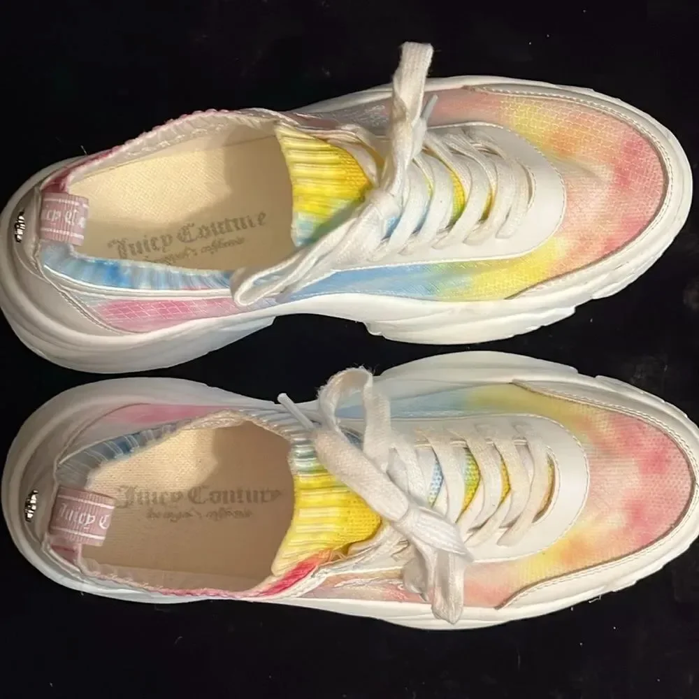 Juicy Couture Tie-Dye Platform Sneakers